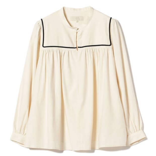 빔즈 오가닉 요크 전환 블라우스