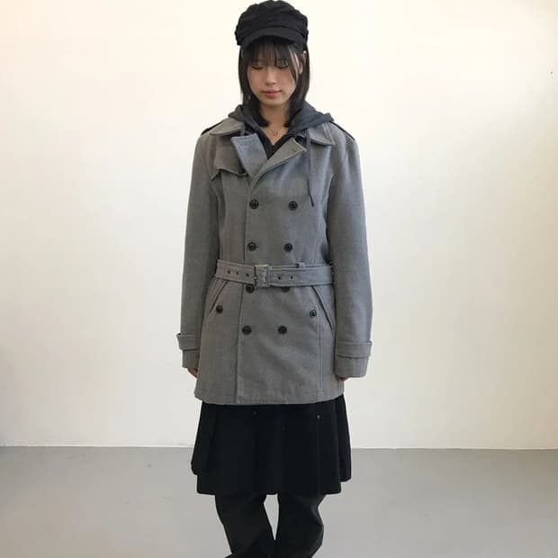 roshell Double Breasted Half Coat