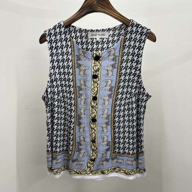 River island 코튼 슬리브리스 (L)