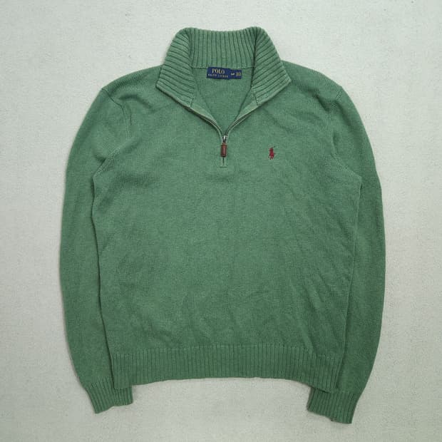 폴로 랄프 로렌 신형 반집업 니트 S