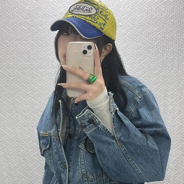 본 더치 빈티지 레트로 키치 매쉬 볼캡 C08435