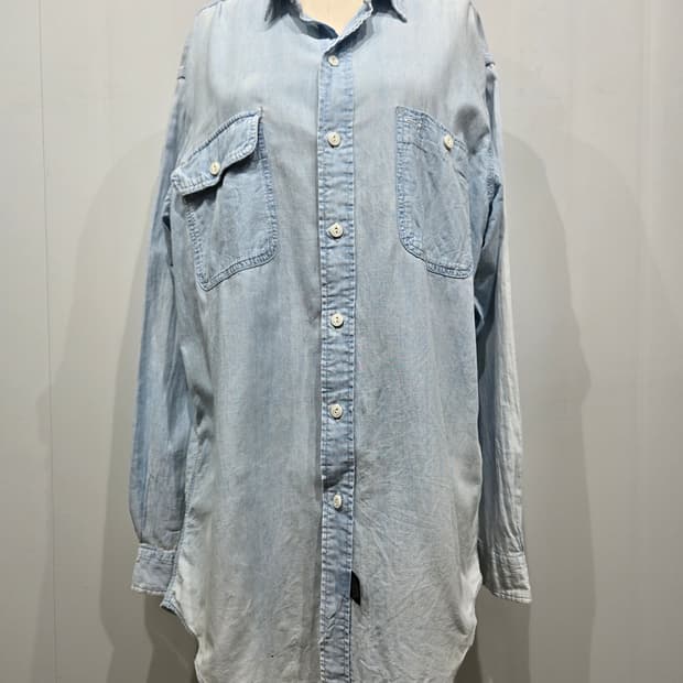 더블알엘 청 데님 남방 셔츠