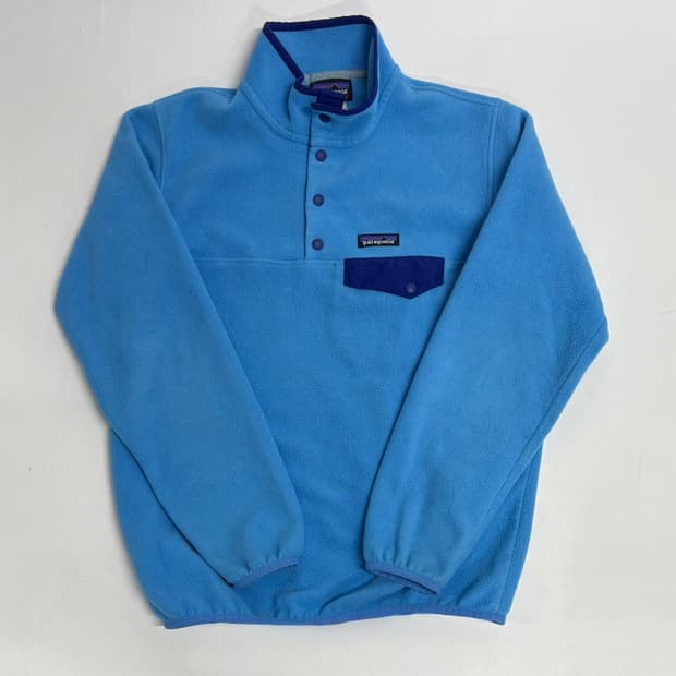 빈티지 파타고니아 신칠라 스냅티 블루 우먼즈M