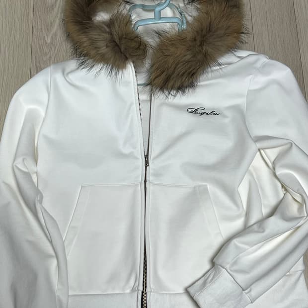 펑쉐이 후드집업 화이트