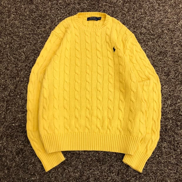 폴로 랄프로렌 케이블 니트