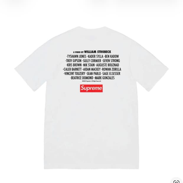 슈프림 플레이 데드 티셔츠 XL