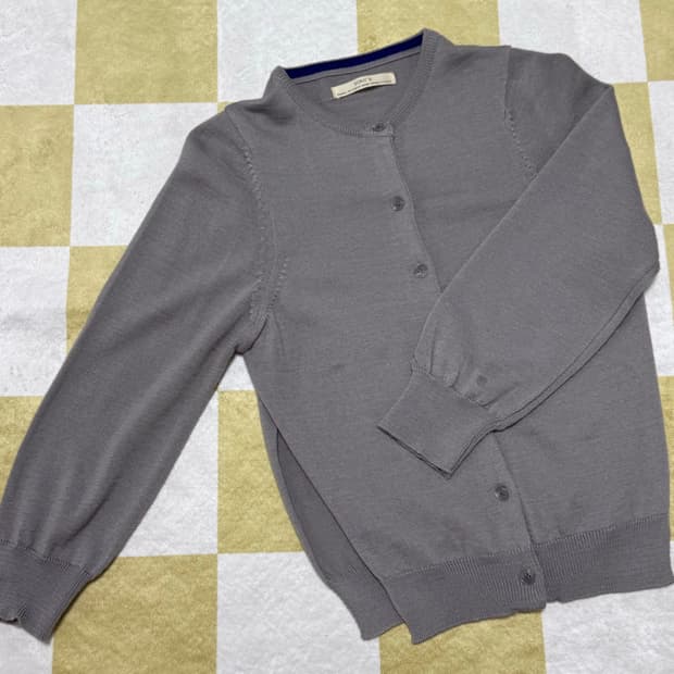 에옹쓰 가든 사이드 슬릿 가디건