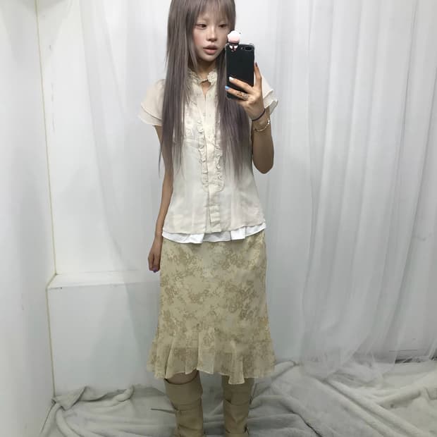 𝜗𝜚밀크티 플라워 페어리 코디 set 𝜗𝜚