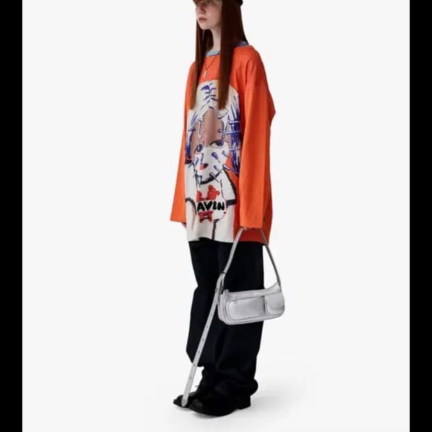 파인드카푸어 벨티 포켓백 25(실버)