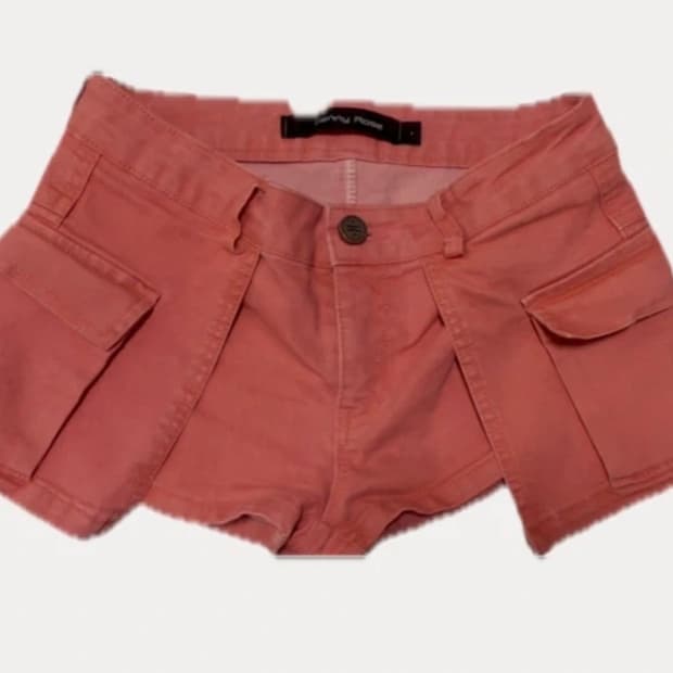 Danny Rose 카고 숏치마바지 코랄~핑크 색상