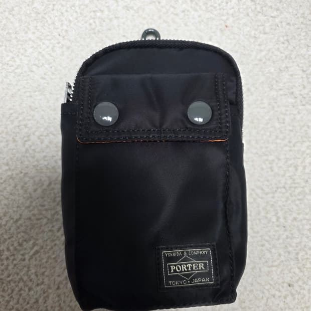 포터 휴대폰 파우치 블랙
