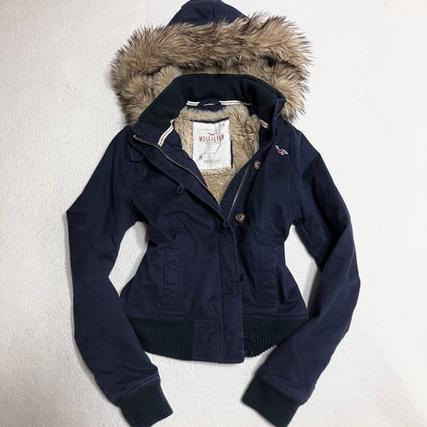 홀리스터 y2k 울프죠 봄버자켓 아베크롬비