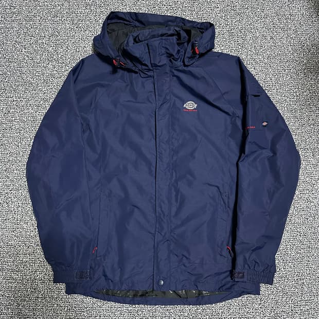(M) 디키즈 네이비 바람막이 후드 자켓