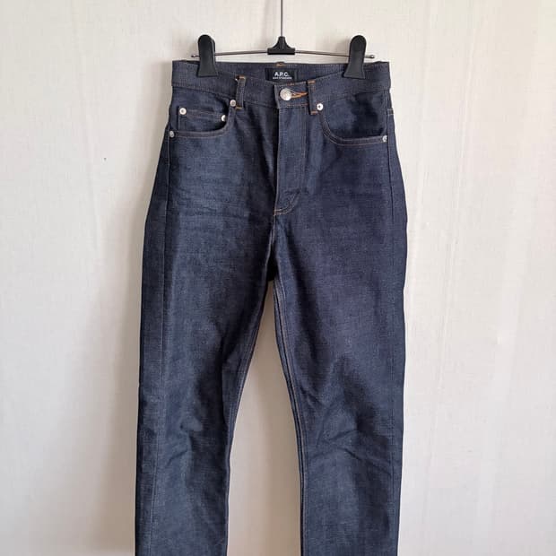 A.P.C. 아페쎄 Jean Standard 생지 셀비지 데님 25