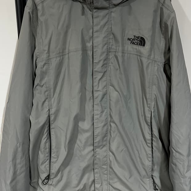 노스페이스 그레이 바람막이 자켓 M