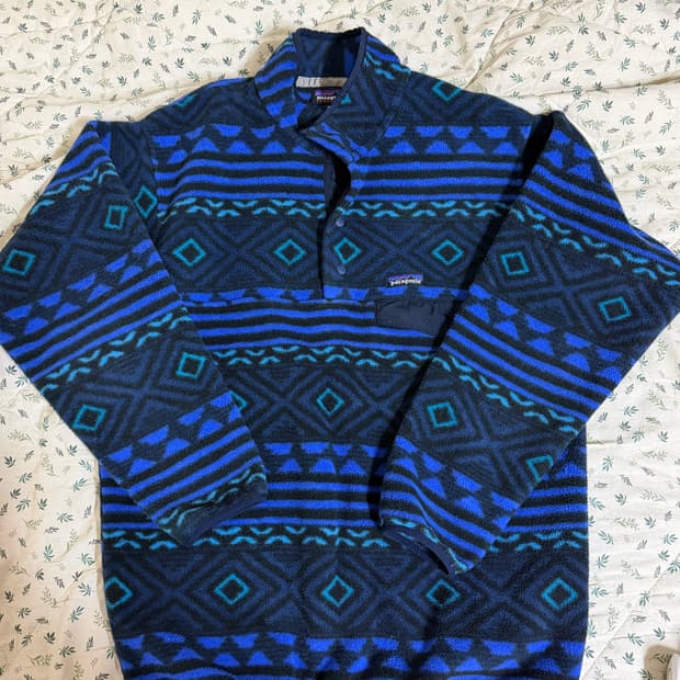 [M] 파타고니아 신칠라 아즈텍 패턴 헤비웨이트