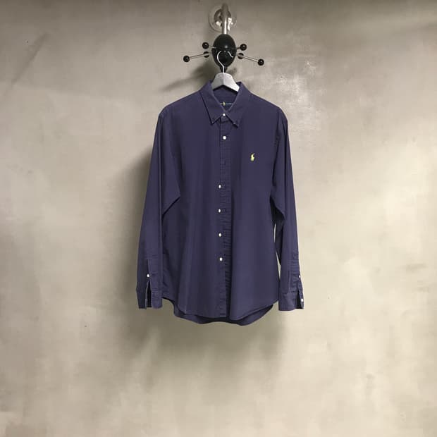 폴로 랄프로렌 솔리드 셔츠 네이비 L