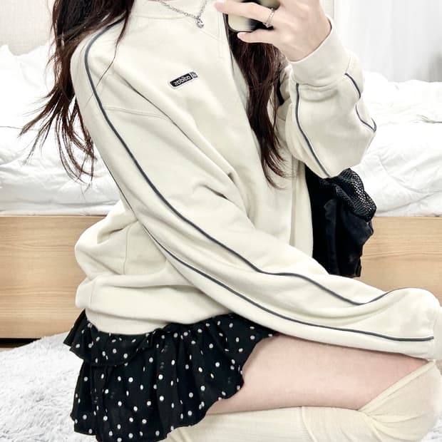 아디다스 JAPAN 사이드라인 맨투맨