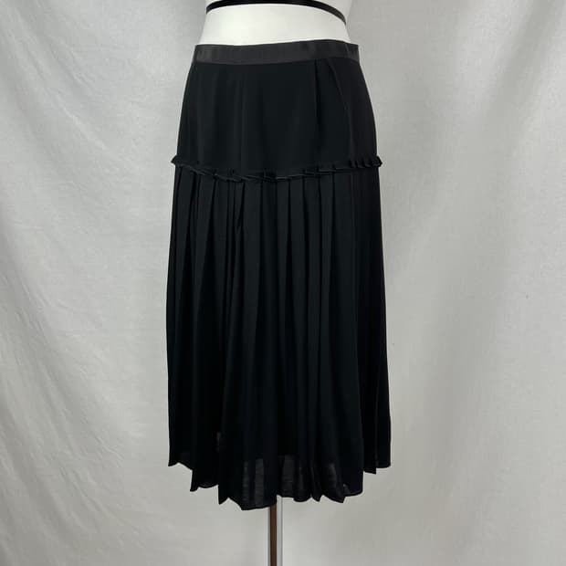 Lanvin 플리츠 미디스커트 