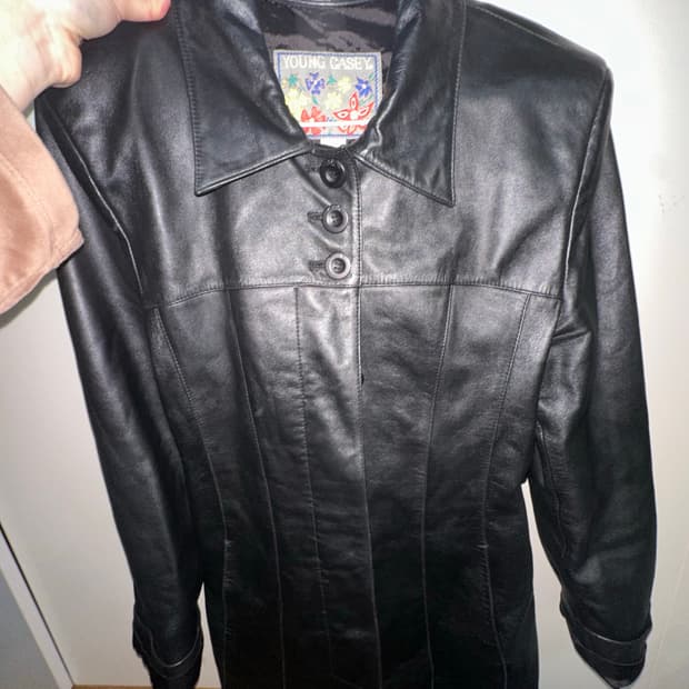 빈티지 양가죽 코트 자켓 