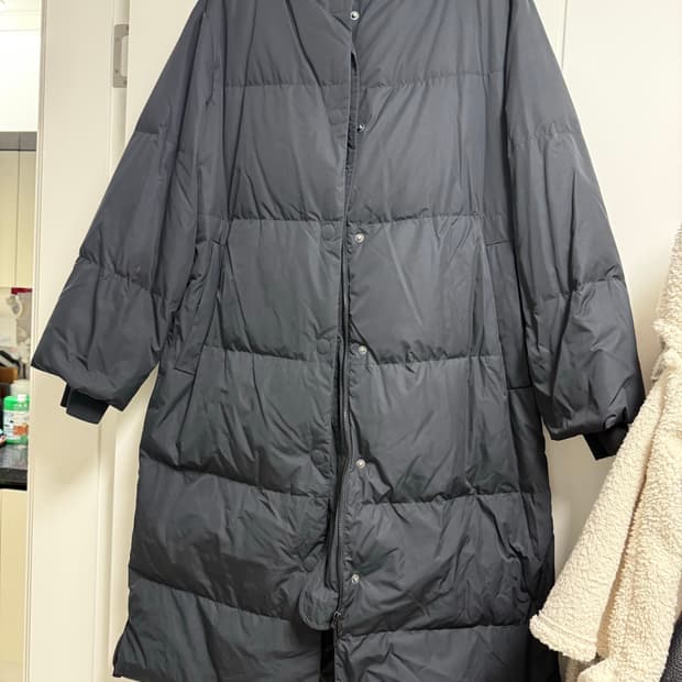 COS 롱패딩 블랙 XS