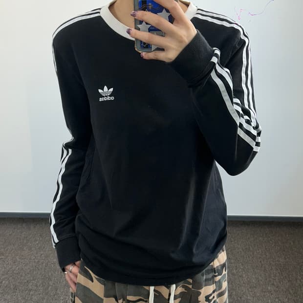 Adidas 아디다스 파이어버드 블랙 롱슬리브