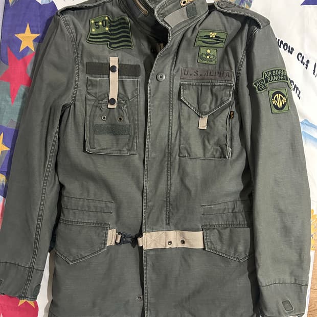 알파인더스트리 m65자켓xs