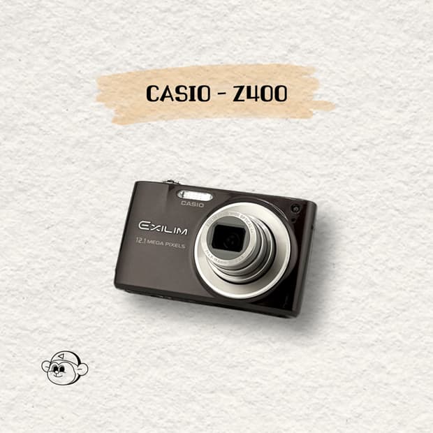 [💖태연픽] CASIO 카시오 엑슬림 Z400 레트로 디지털 카메라