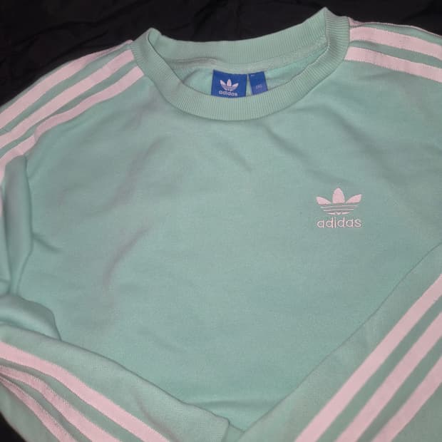 아디다스 파이어버드 민트코어 맨투맨 L