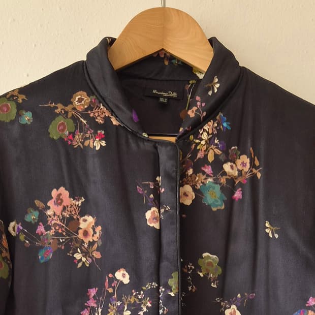 마시모뚜띠 여성 플라워블루종점퍼 M사이즈