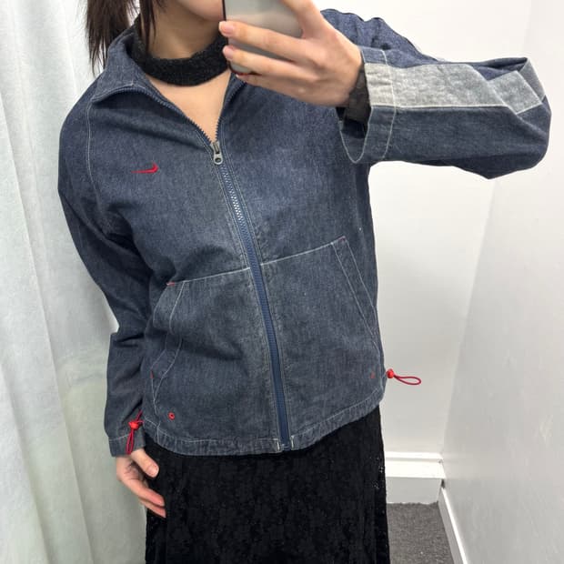 나이키 데님 자켓