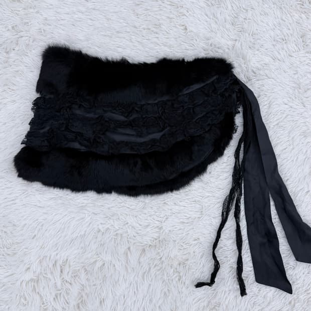 블랙퍼랩스커트