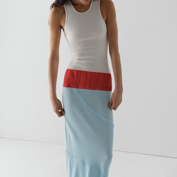 [S]기마구아스 Amelia 드레스/화이트 블루