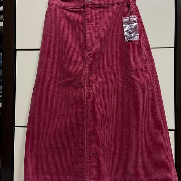 유니클로 코듀로이 A라인 스커트(새상품)