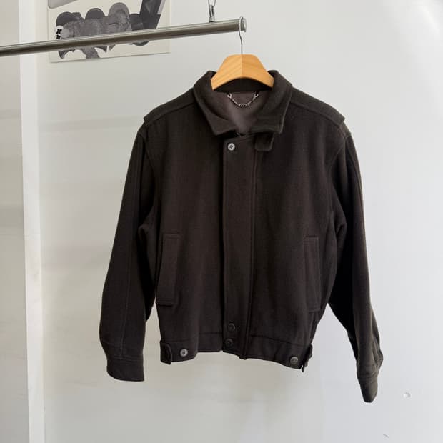 VINTAGE (Made in Japan) 울 캐시미어 블렌드 자켓