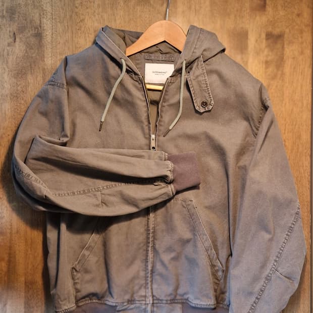 아웃스탠딩 VINTAGE WASHING CANVAS HOOD