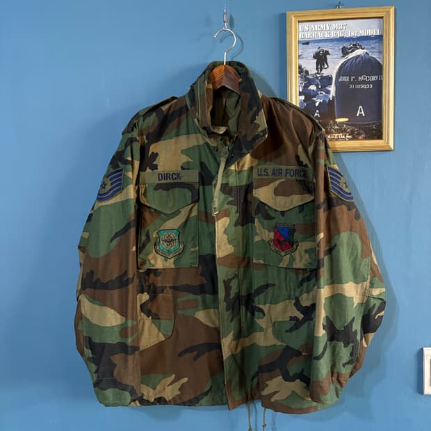 80‘s U.S Army Woodland Camo M-65 Field 