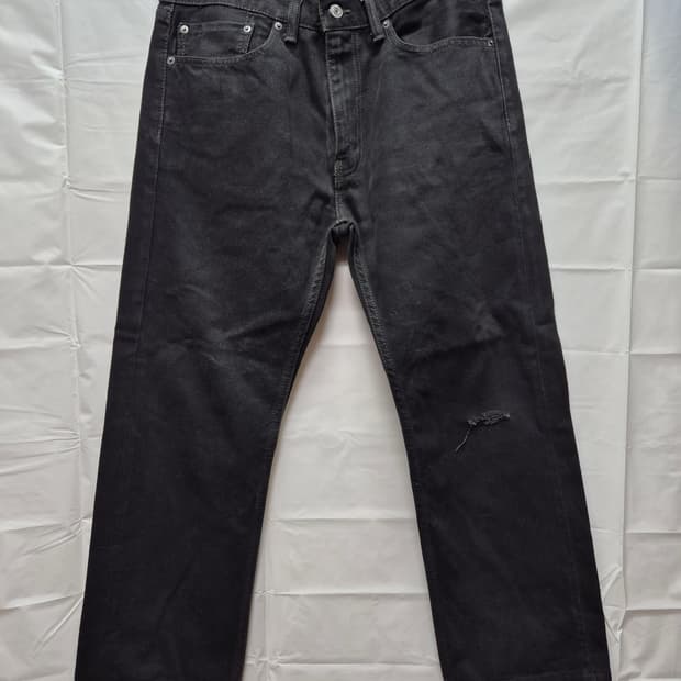 리바이스505흑청