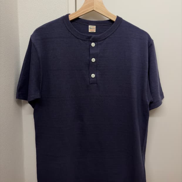 [새상품] 웨어하우스 Lot 4601 헨리넥 Navy