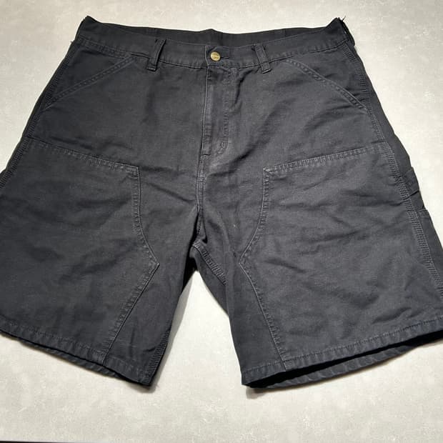 칼하트WIP 더블니 쇼츠 허버드 