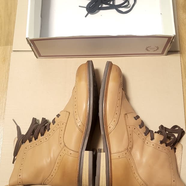 로맨틱무브 남성 윙팁 부츠(사이즈 260mm)