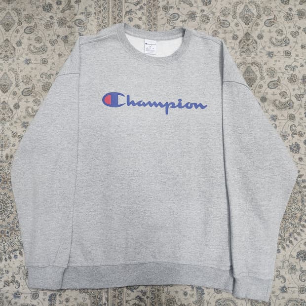 champion 챔피온 그레이 맨투맨 2X