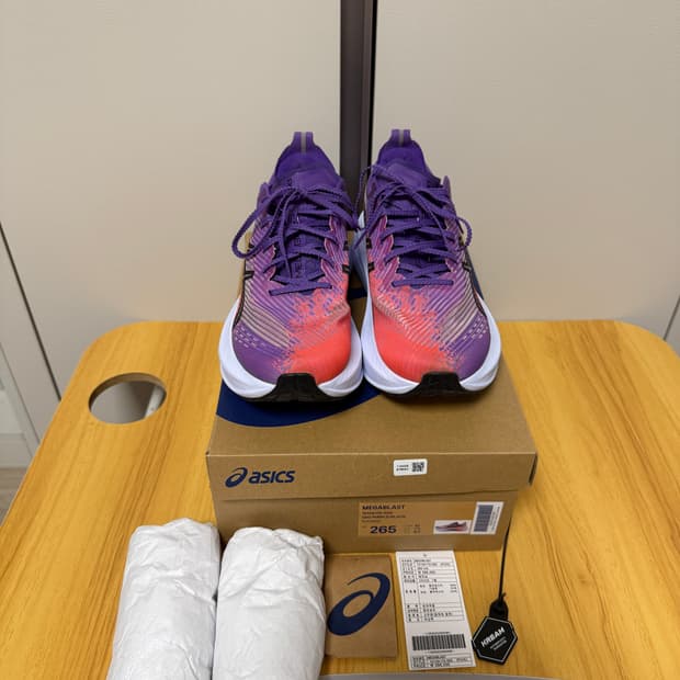 아식스 메가블라스트 퍼플 265 (아식스 코리아택)