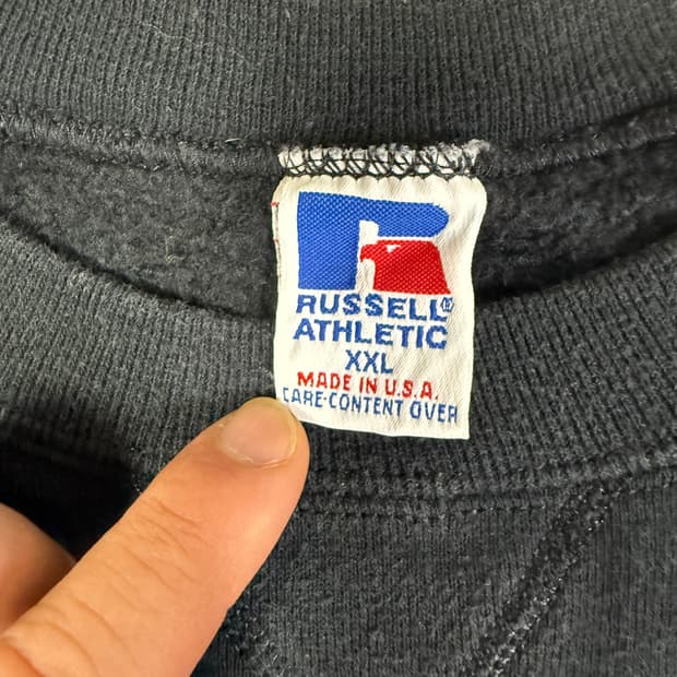 90s 빈티지 러셀 맨투맨 스웻 