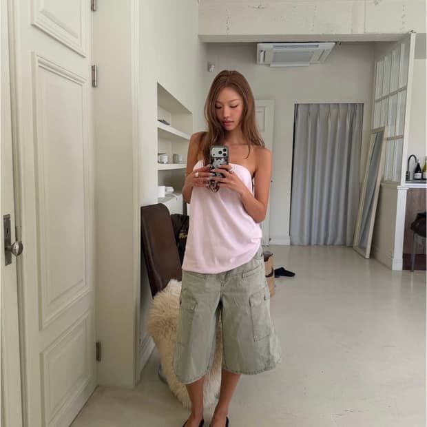 Zara 자라 우먼 카고 조츠 버뮤다 팬츠