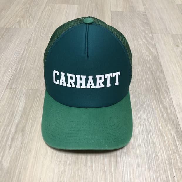 (OS) 칼하트 Carhartt WIP 콜리지 트러커 메쉬캡 그린
