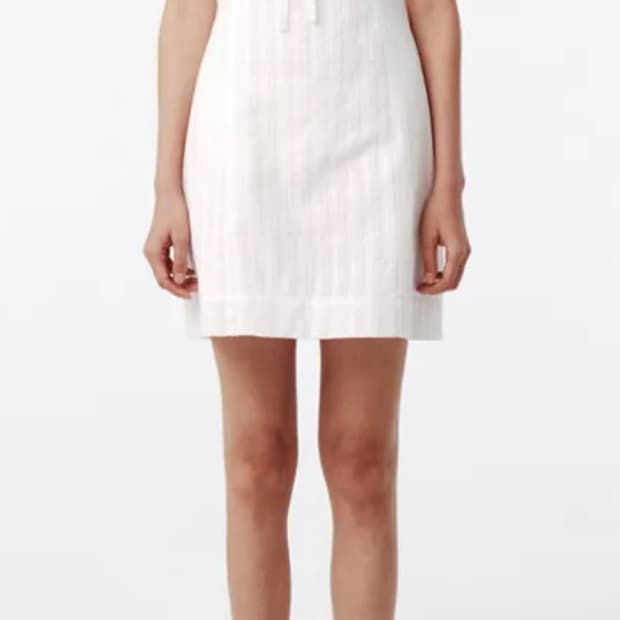 Kijun Pure Lace Mini Dress Off-White