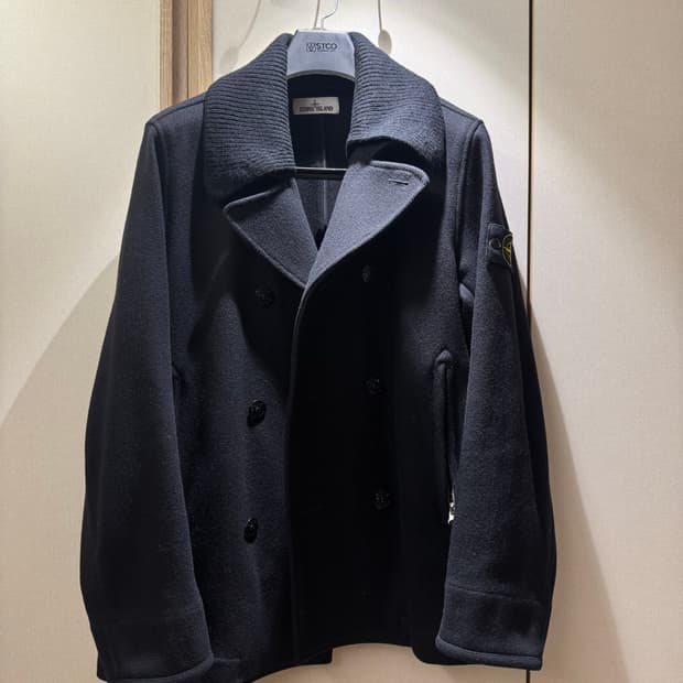 스톤아일랜드 피코트 블랙 L