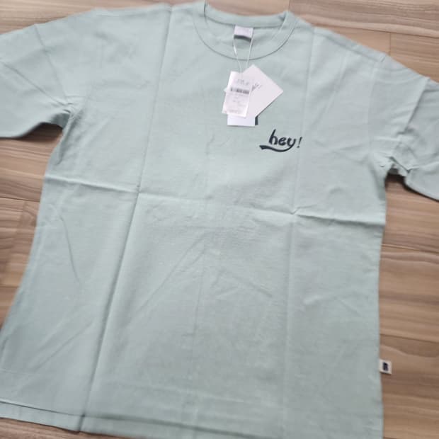 지이크뒷판프린팅반팔티셔츠민트