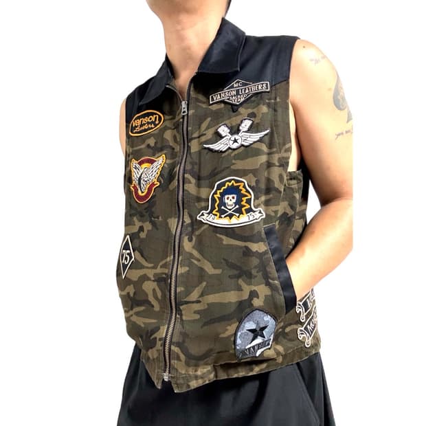 VansonLearher  카고 패치스 베스트